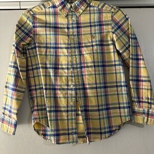Polo Ralph Lauren Yellow and Blue Plaid Shirt